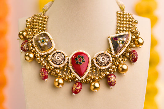 Mixed Media Necklace.