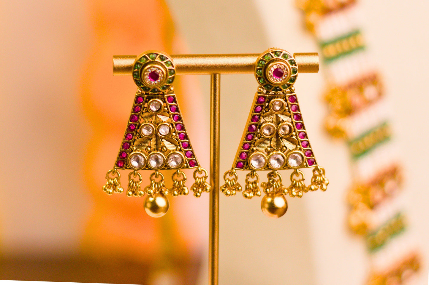 Rajwadi Piroi Haar Set