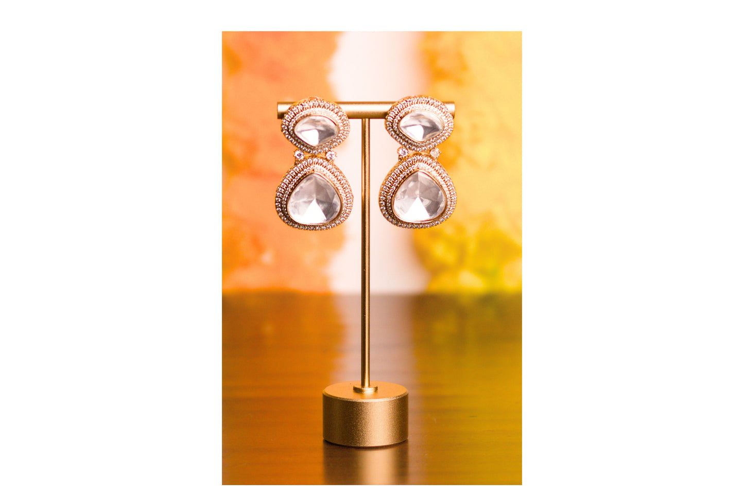 Statement Stone Drop Earrings