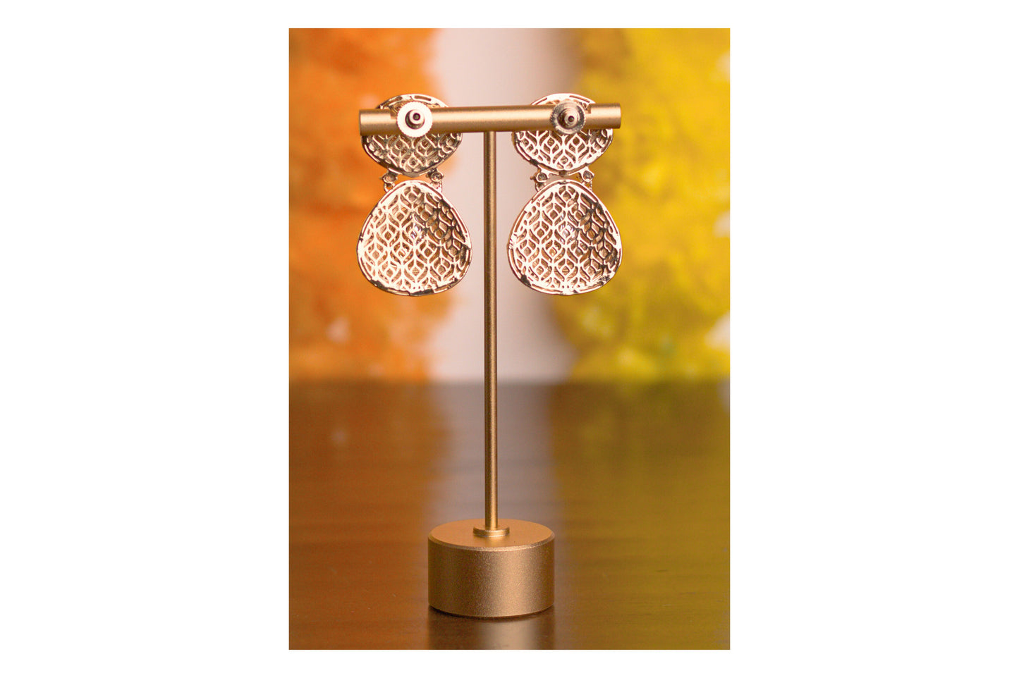 Statement Stone Drop Earrings